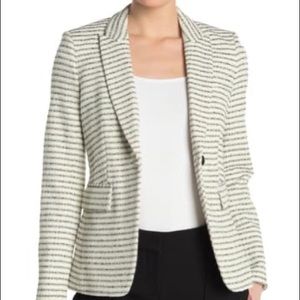 VERONICA BEARD Stripe Cutaway Dickey Jacket | 2
